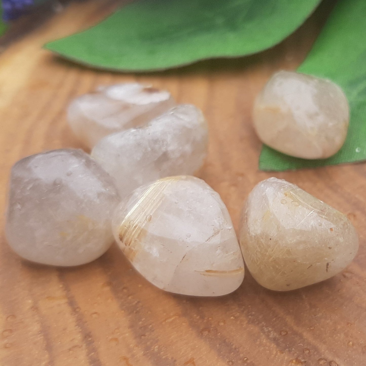 Rutilated Quartz Tumblestone (S)