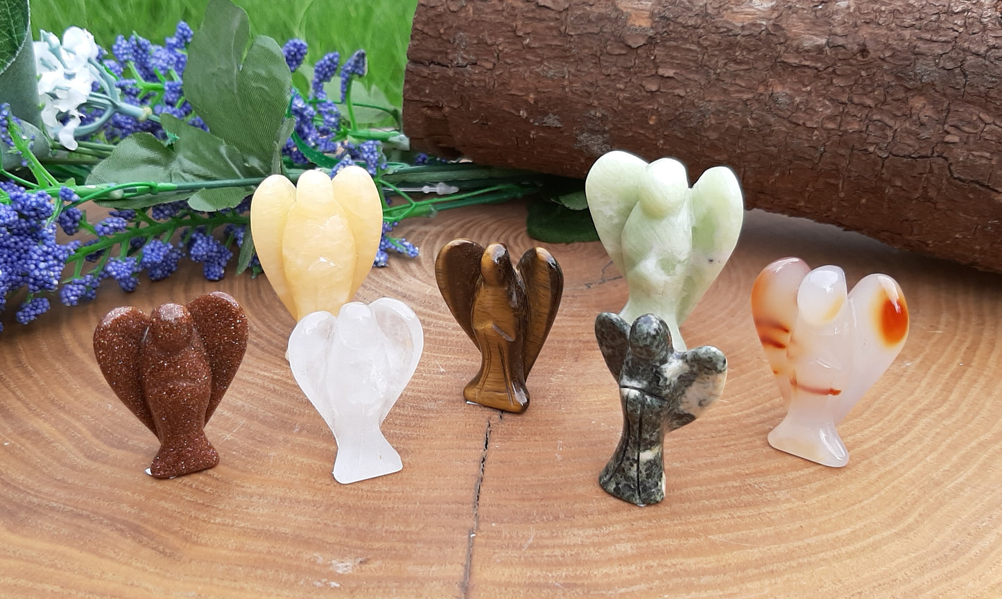 Yellow Calcite Angel 4.5cm