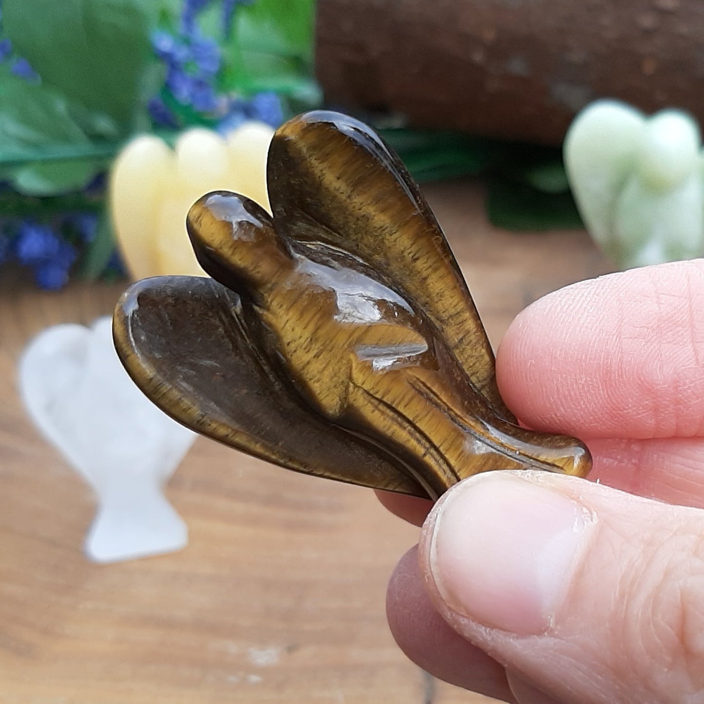 Tigers Eye Angel 4cm