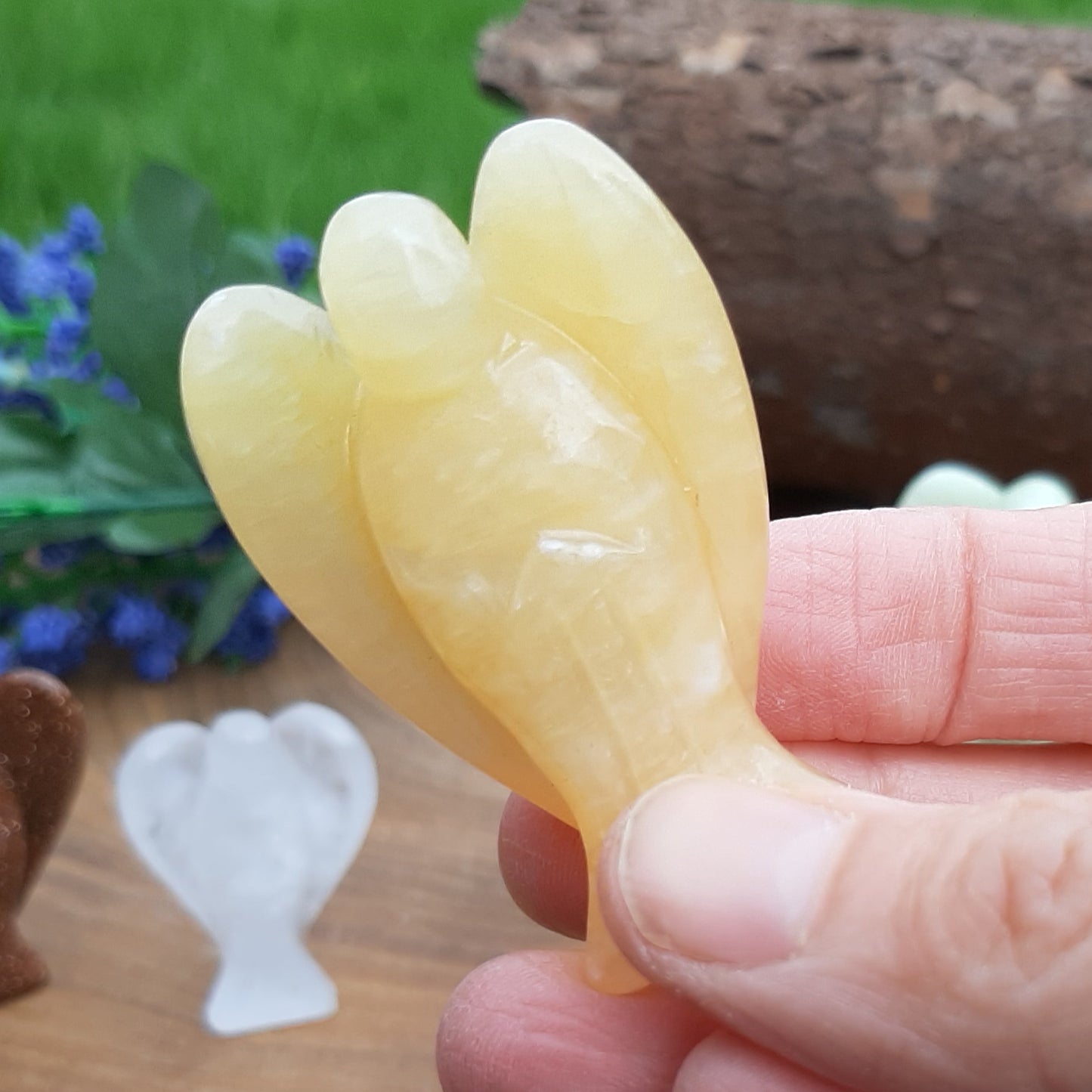 Yellow Calcite Angel 4.5cm
