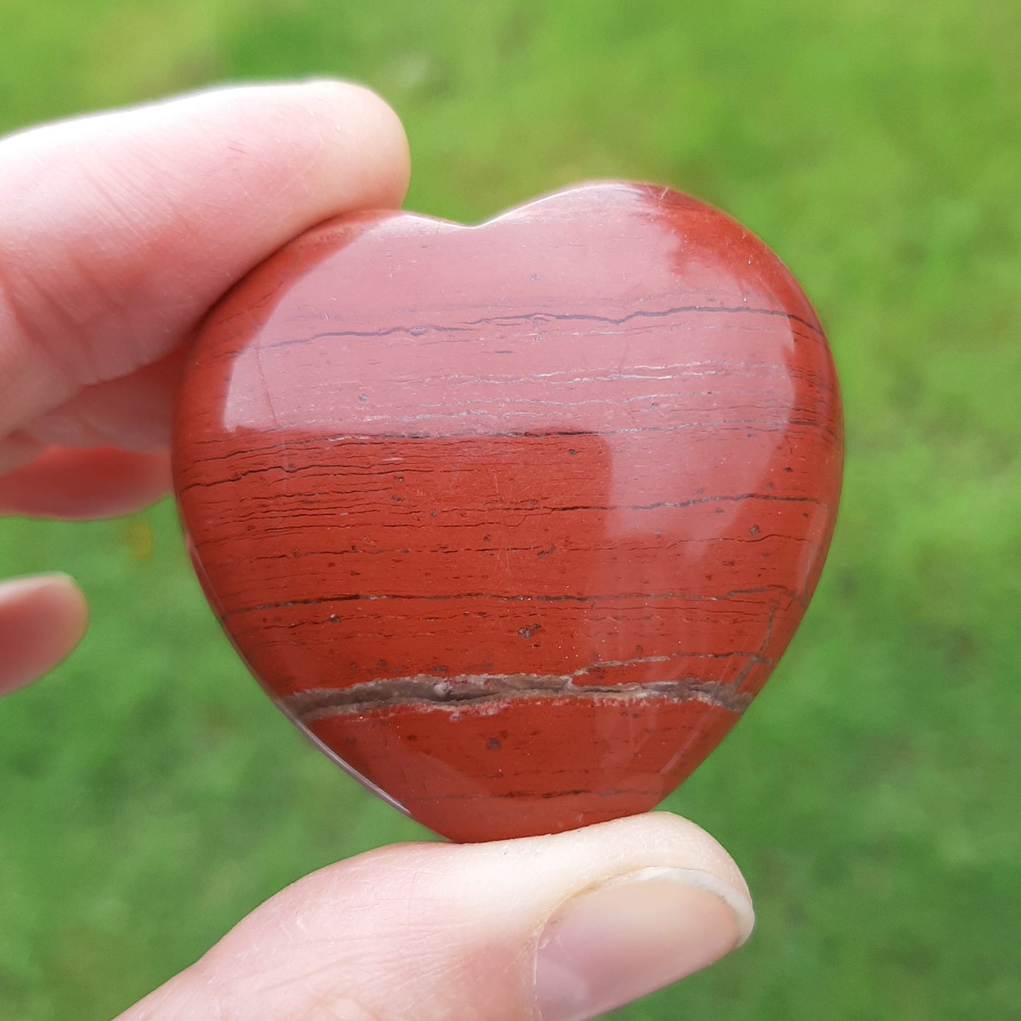 Red Jasper Heart 4cm
