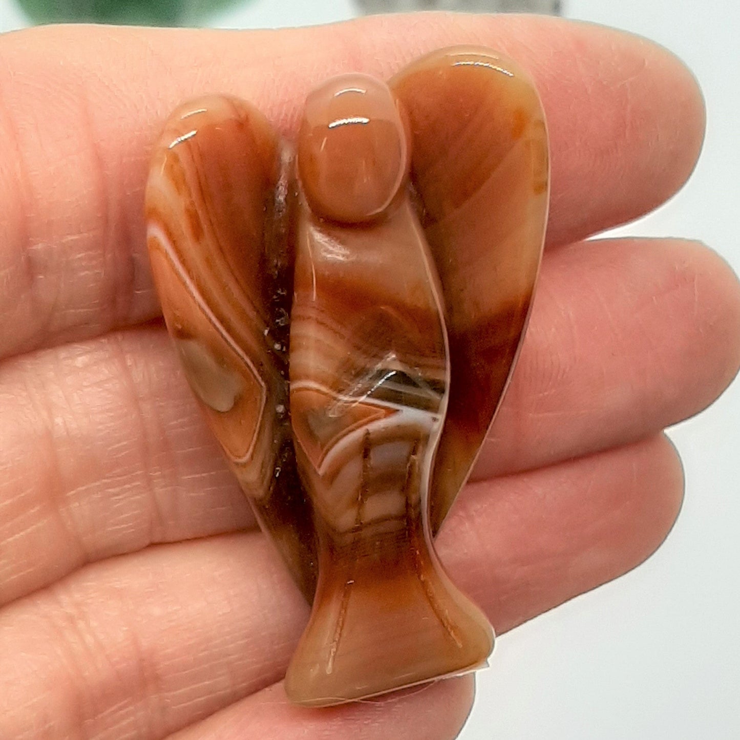 Carnelian Angel 4cm