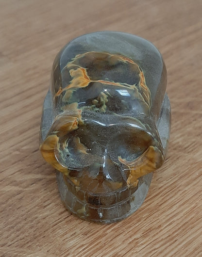 Tigers Glass Crystal Skull