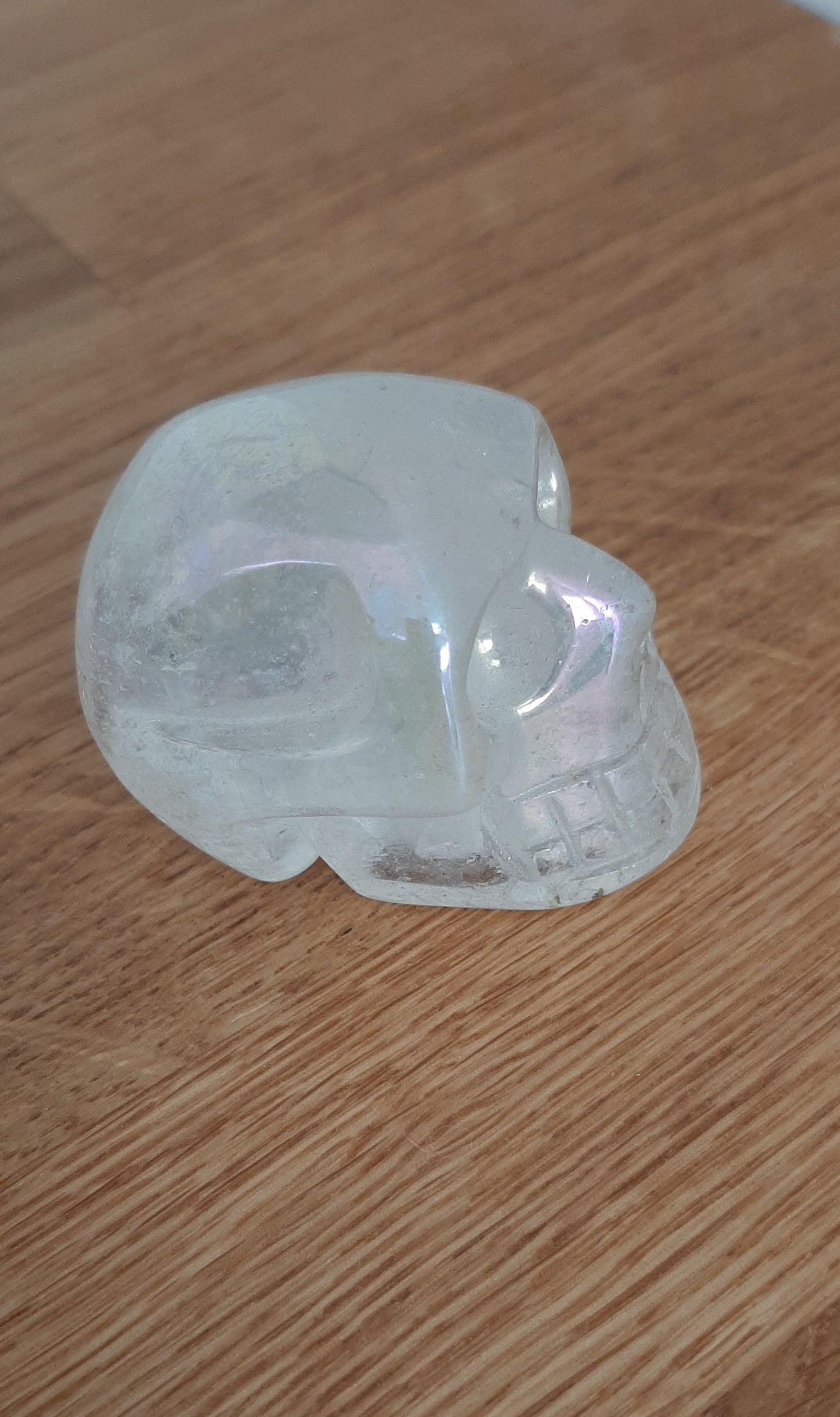 Aura Quartz Skull 4cm/5.5cm