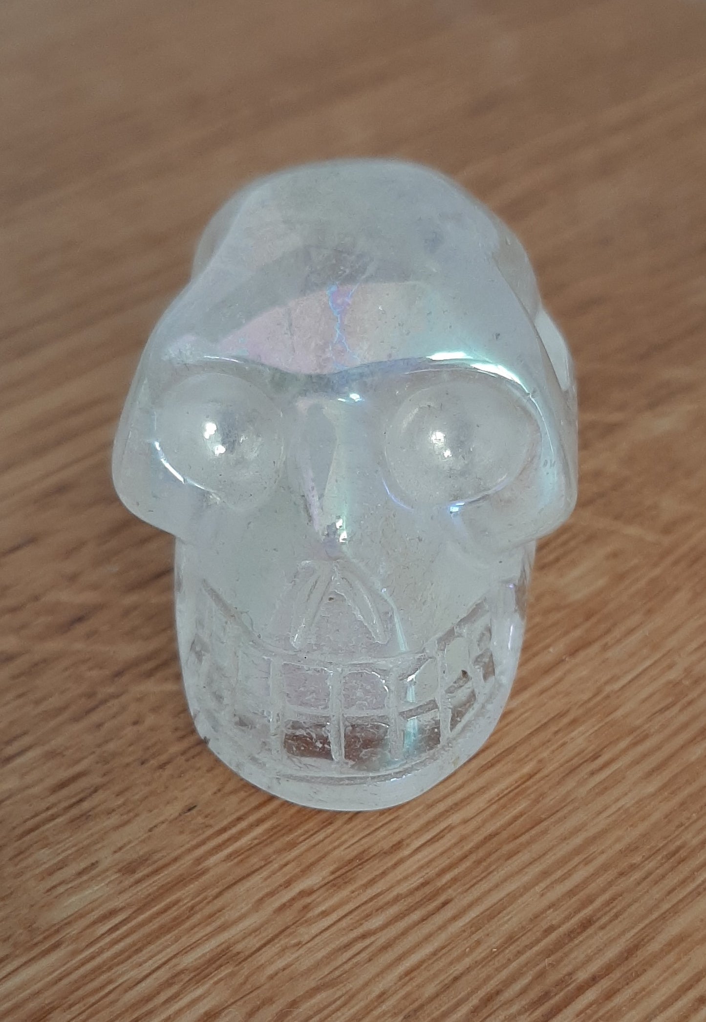 Aura Quartz Skull 4cm/5.5cm