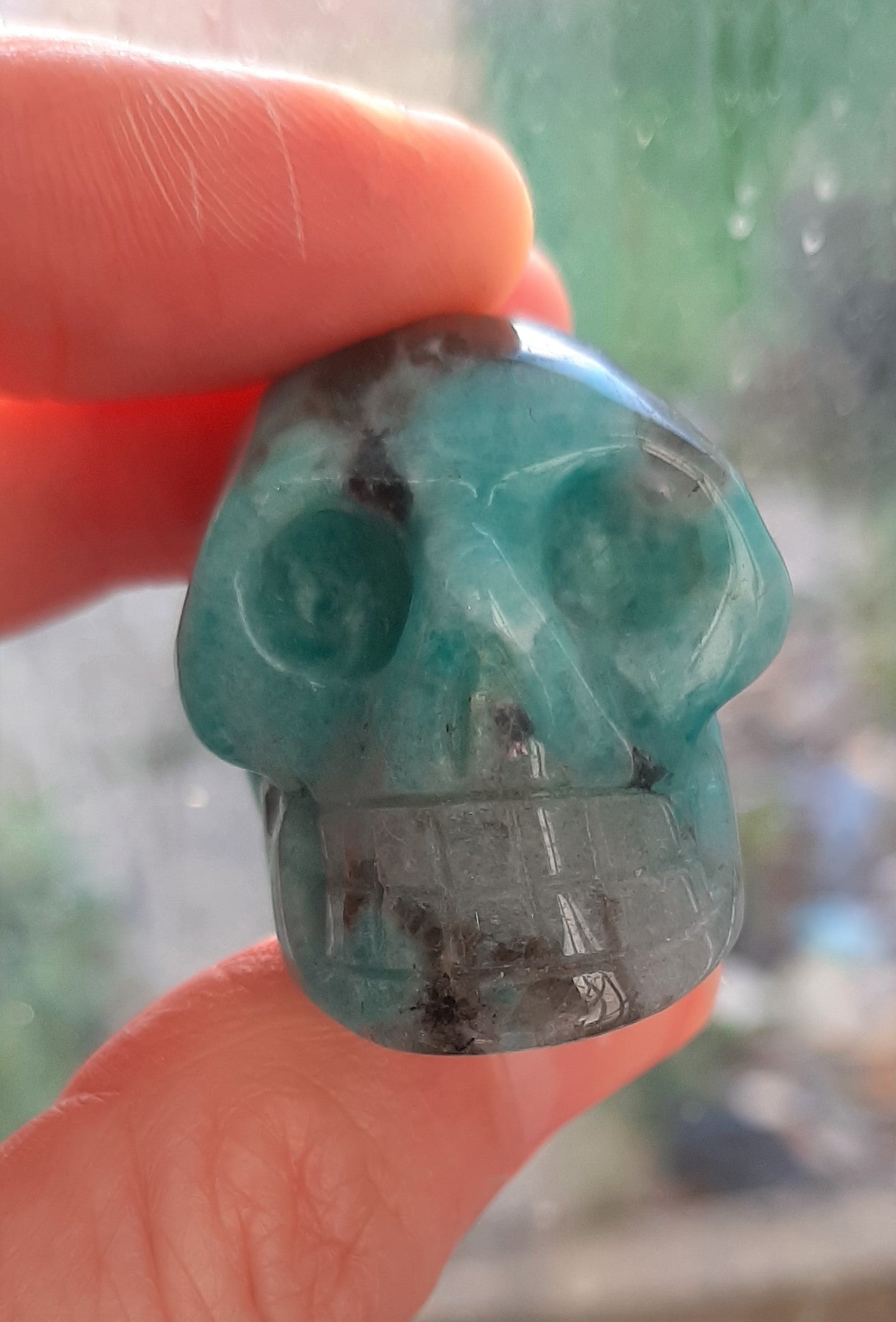 Amazonite Crystal Skull
