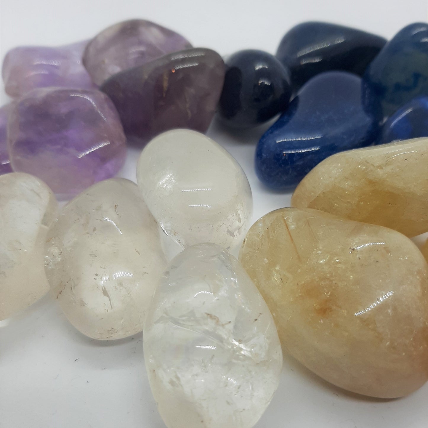 Large Tumblestone: Amethyst, Quartz, Citrine, Agate (L)