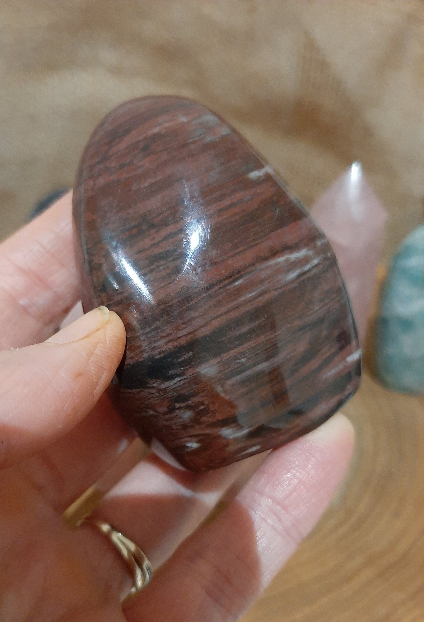 Fossil Wood Polished Freeform 6.5cm