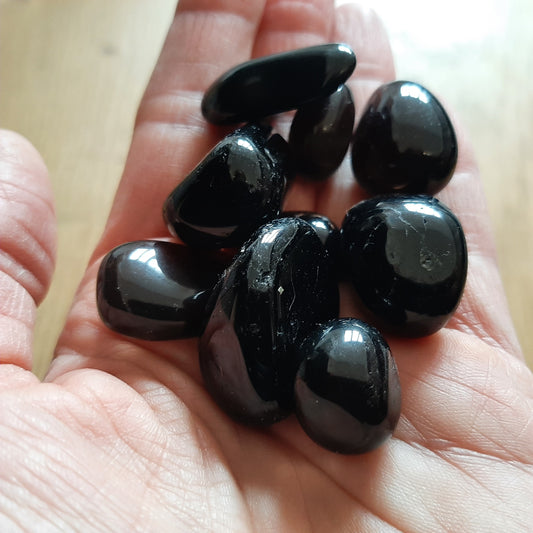 Black Obsidian Tumblestones (S/M)