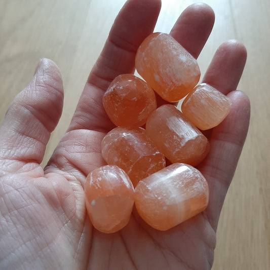 Orange Selenite Tumblestones (M)
