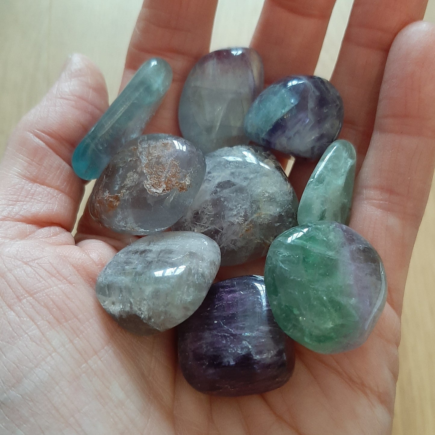 Rainbow Fluorite Tumblestone (M)