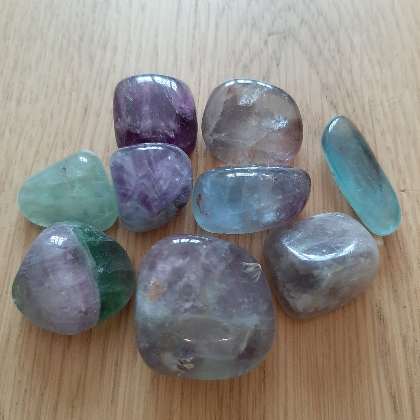 Rainbow Fluorite Tumblestone (M)