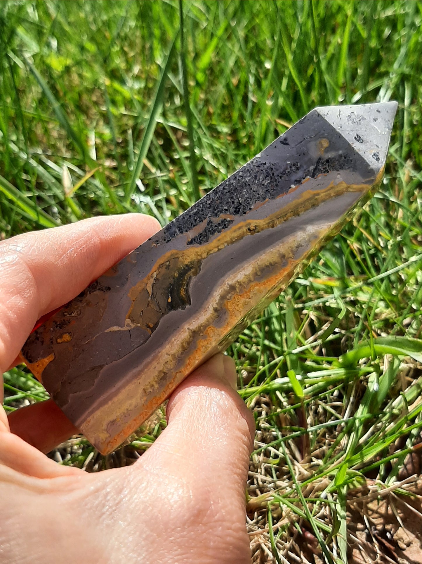 Bumblebee Jasper Tower 10cm