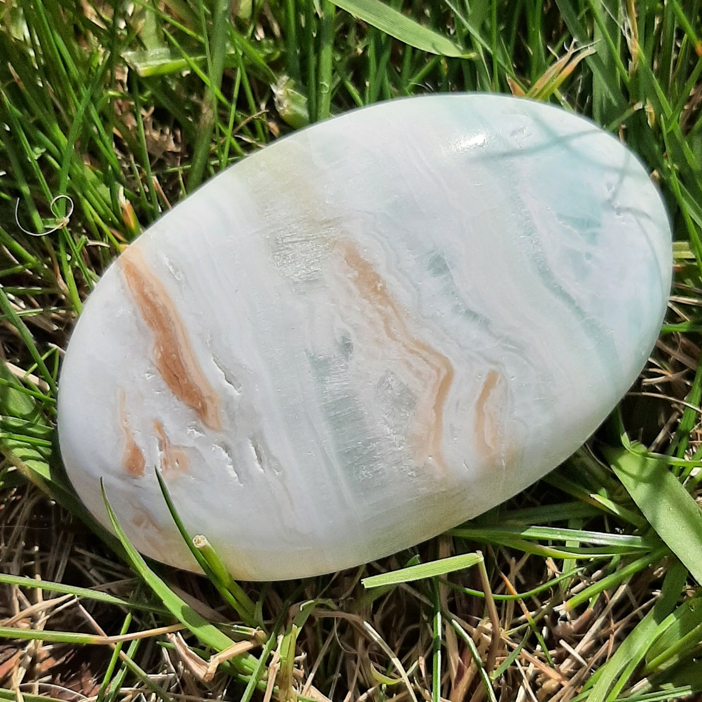 Caribbean Calcite Palmstone 8cm
