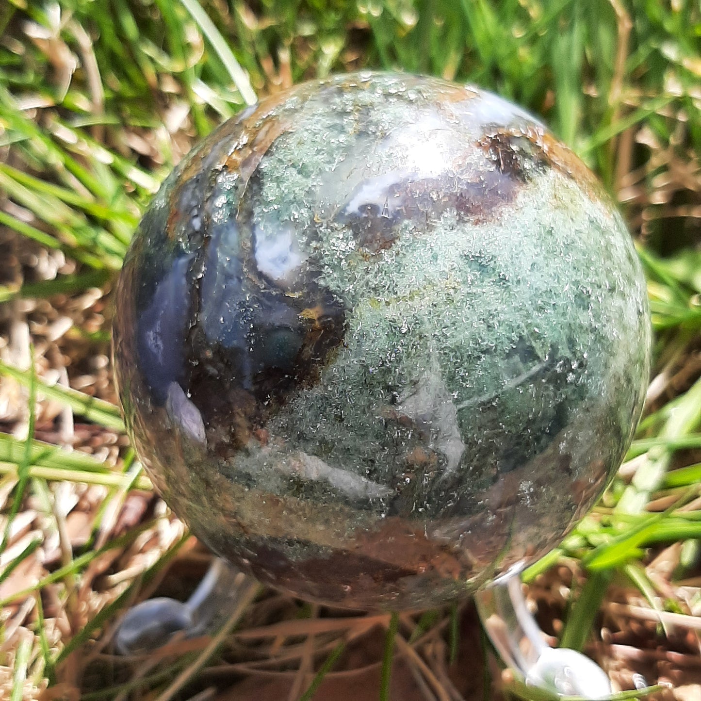 Moss Agate Sphere 6cm