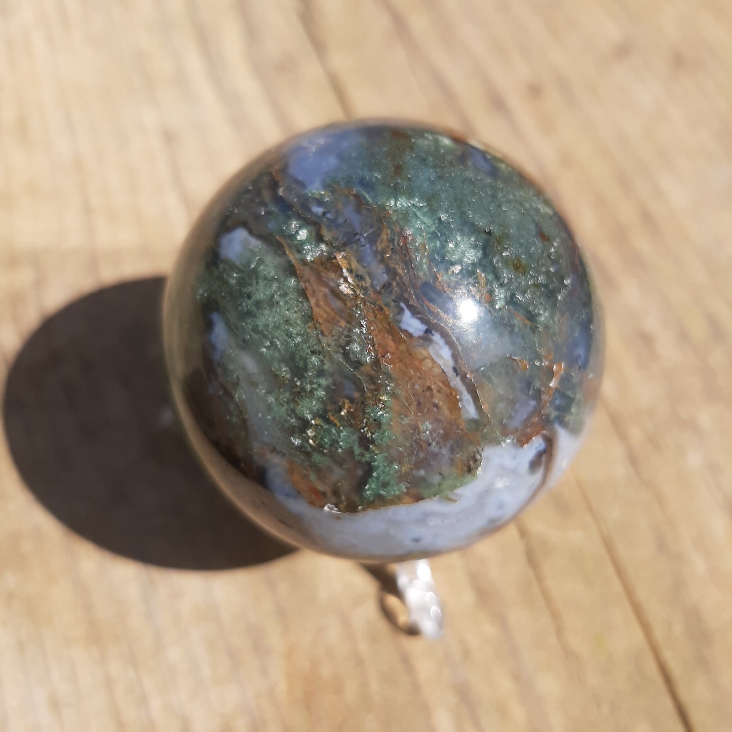 Moss Agate Sphere 6cm