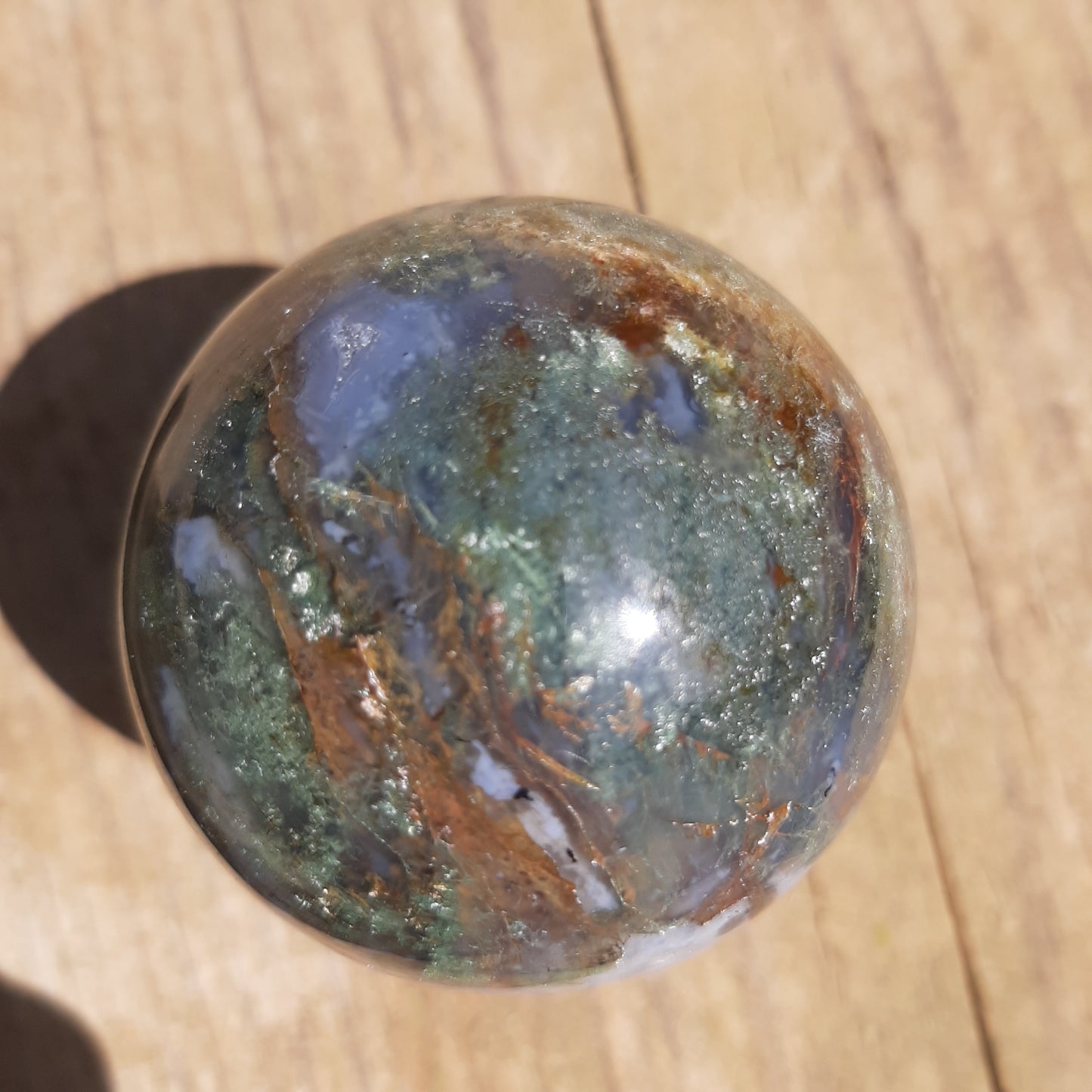 Moss Agate Sphere 6cm