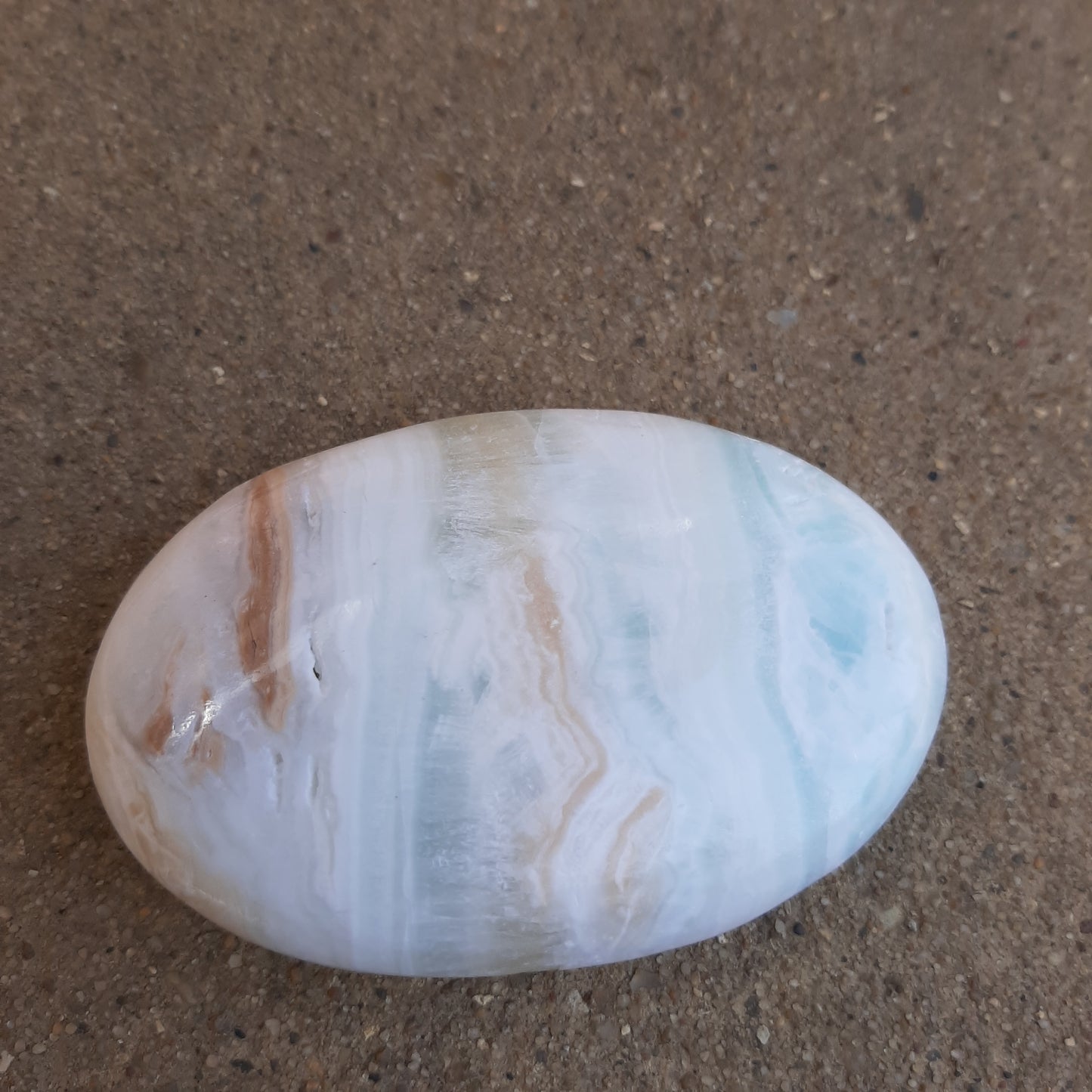 Caribbean Calcite Palmstone 8cm
