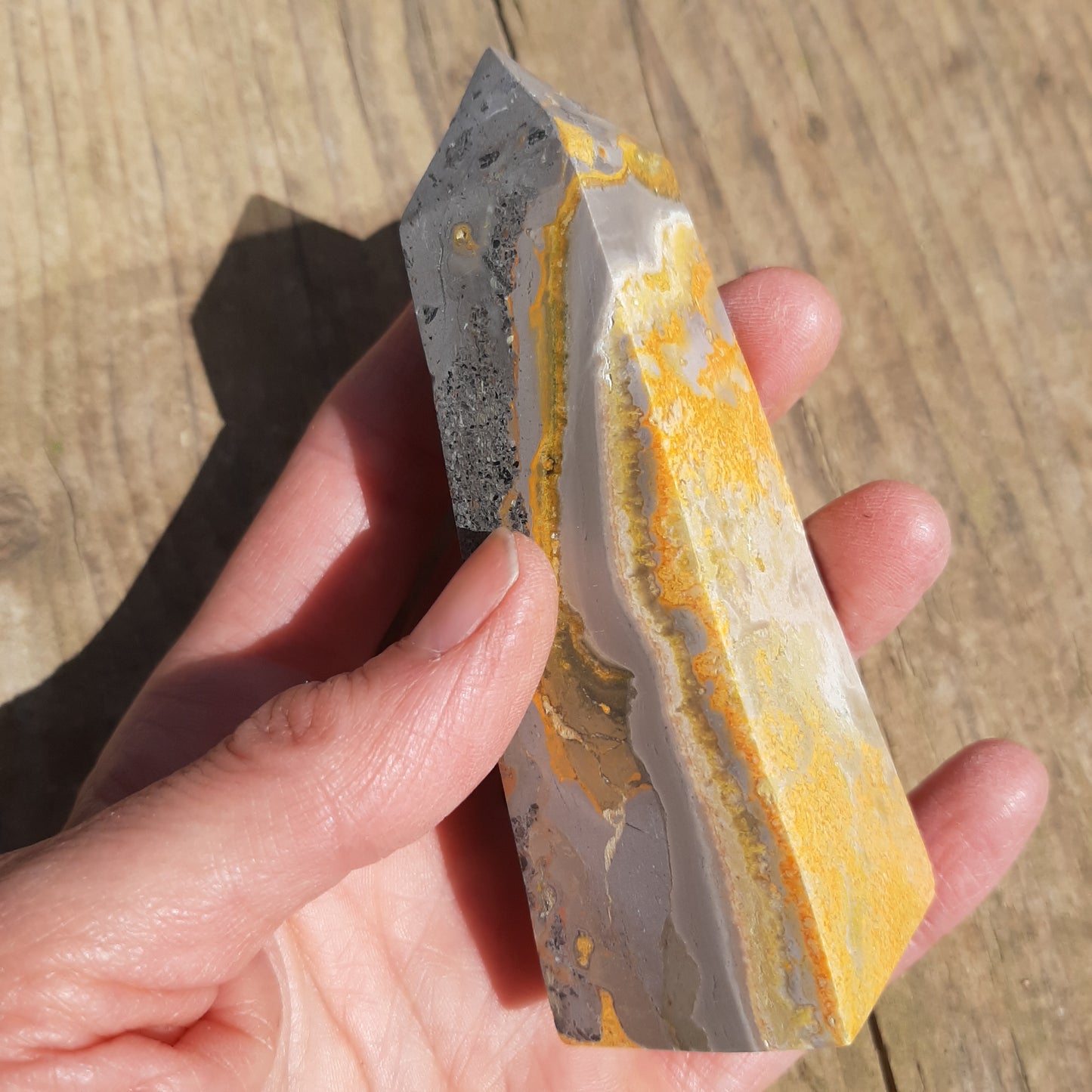 Bumblebee Jasper Tower 10cm