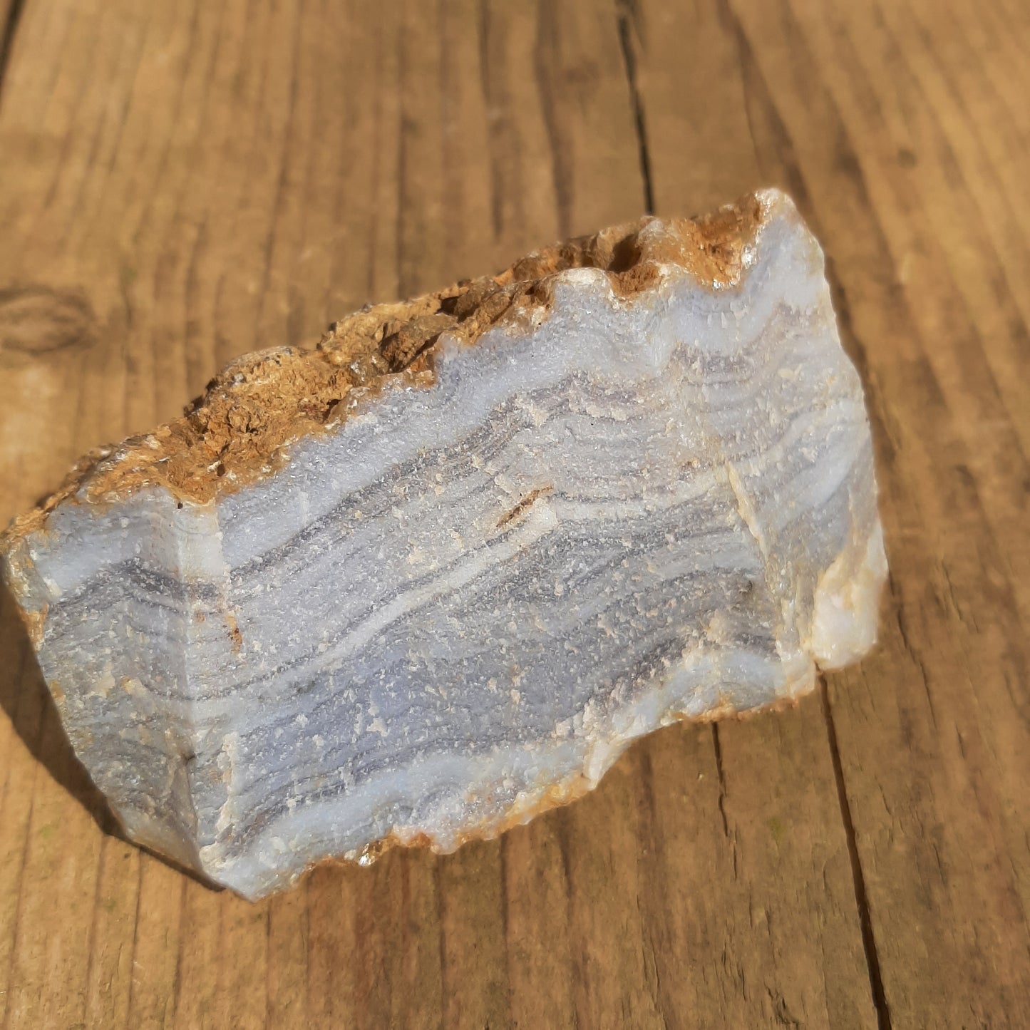 Raw Blue Lace Agate 10cm
