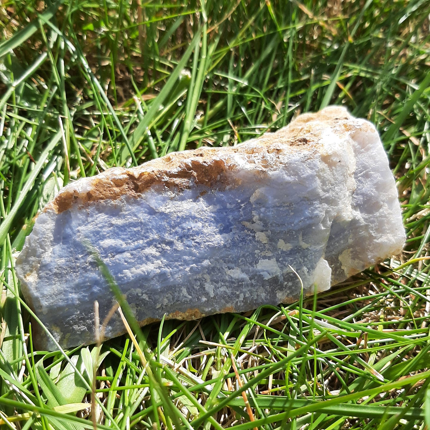 Raw Blue Lace Agate 10cm