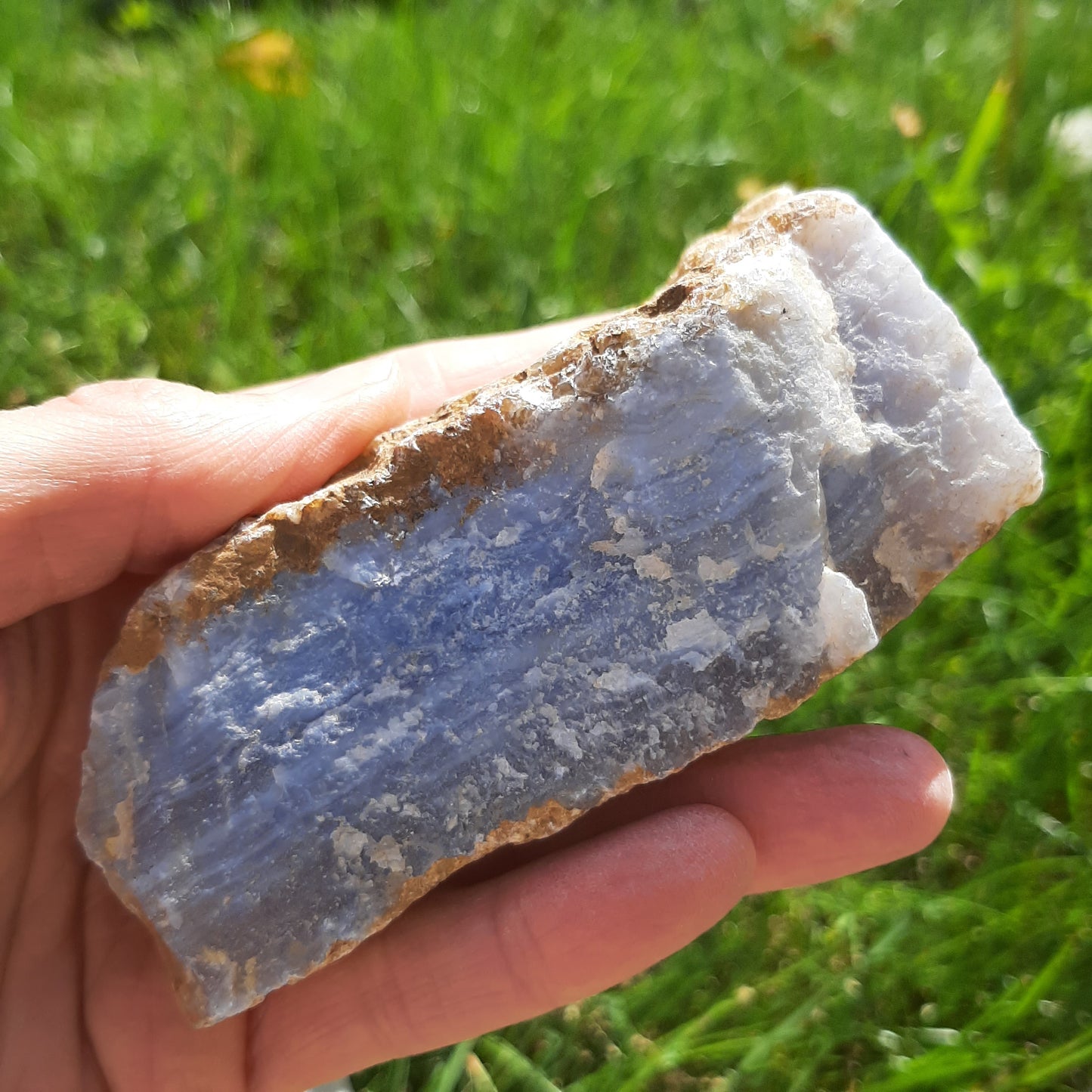 Raw Blue Lace Agate 10cm