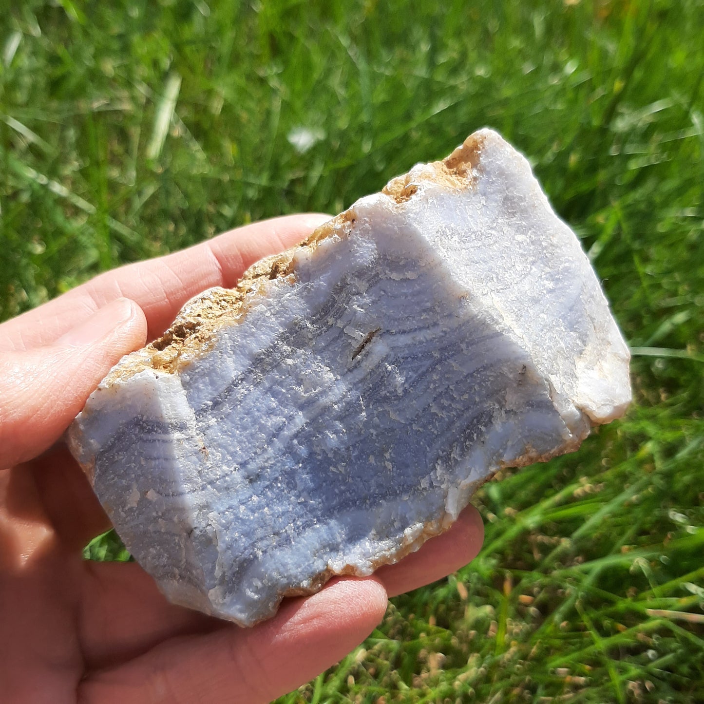 Raw Blue Lace Agate 10cm