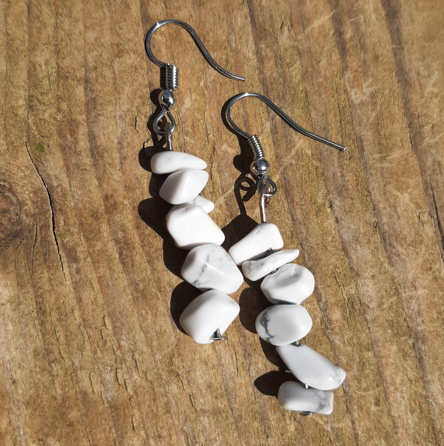 Handmade Gemchip Earrings