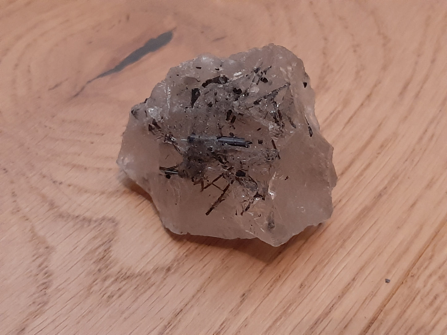 Tourmalinated Quartz Chunk
