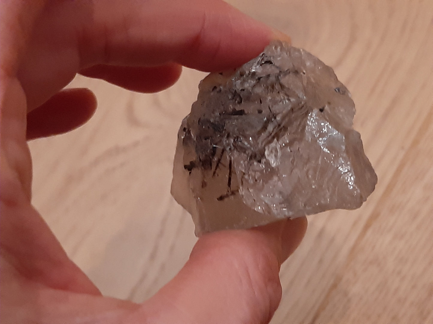 Tourmalinated Quartz Chunk