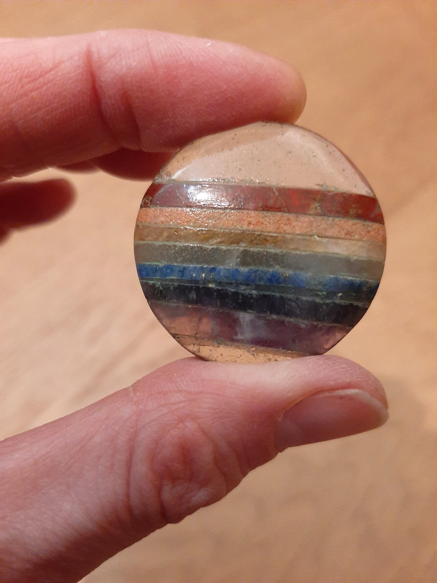 7 Chakra Palmstone 3.5cm