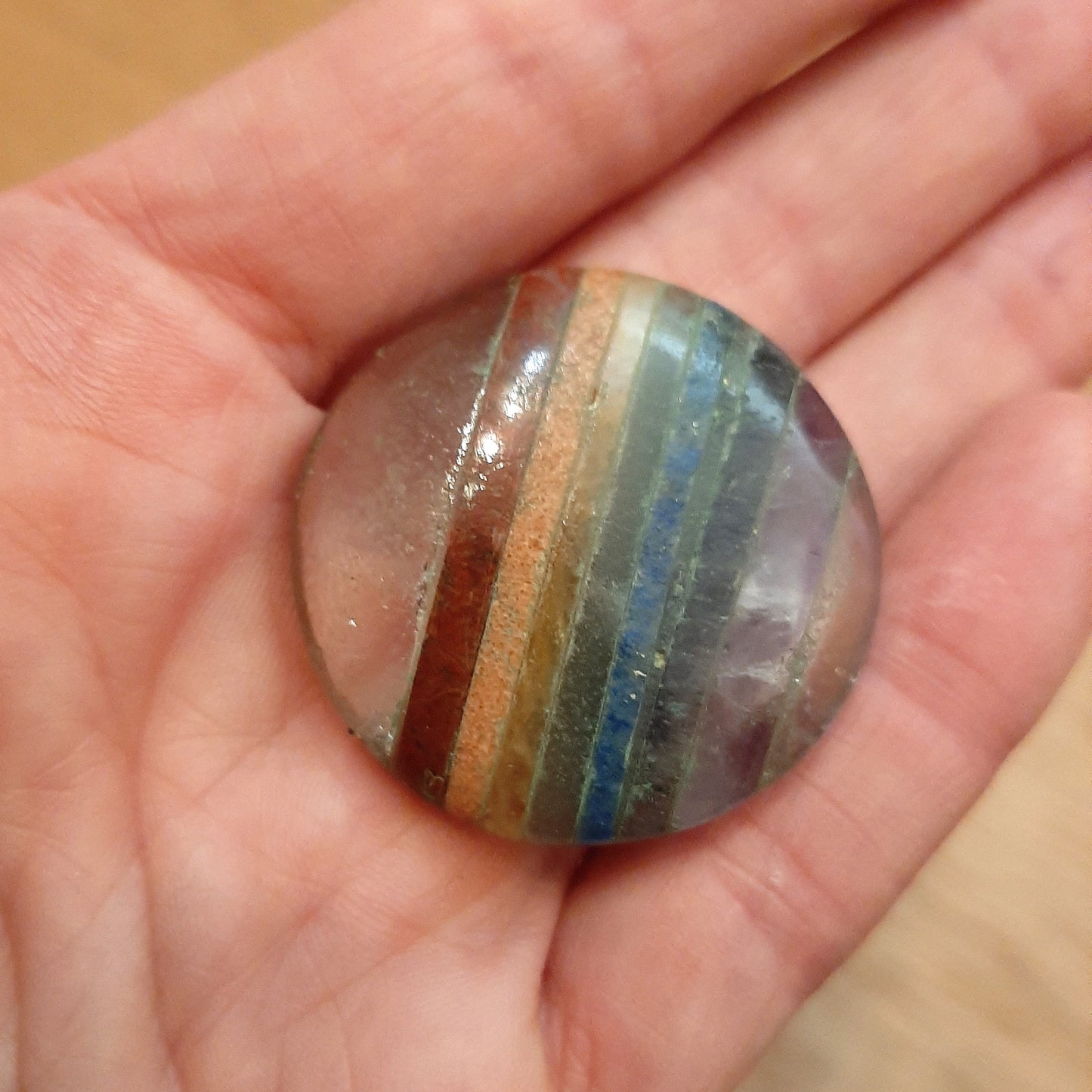 7 Chakra Palmstone 3.5cm
