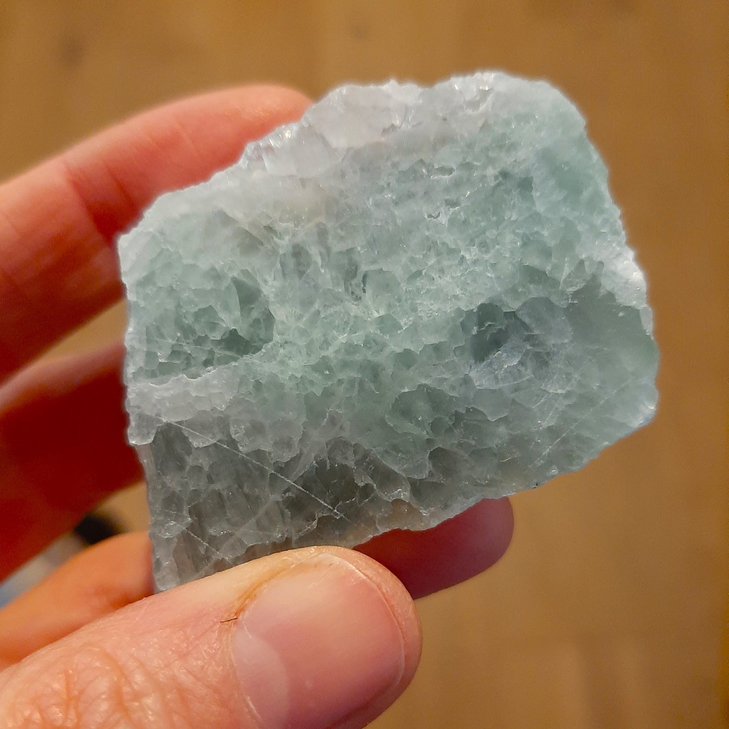 Flourite Natural Part-Polished Chunk 5cm