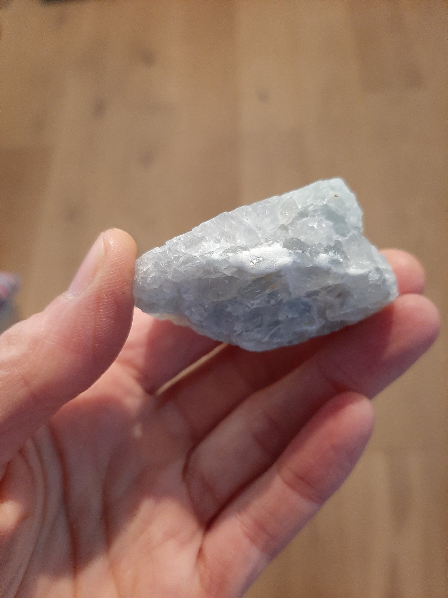 Flourite Natural Part-Polished Chunk 5cm