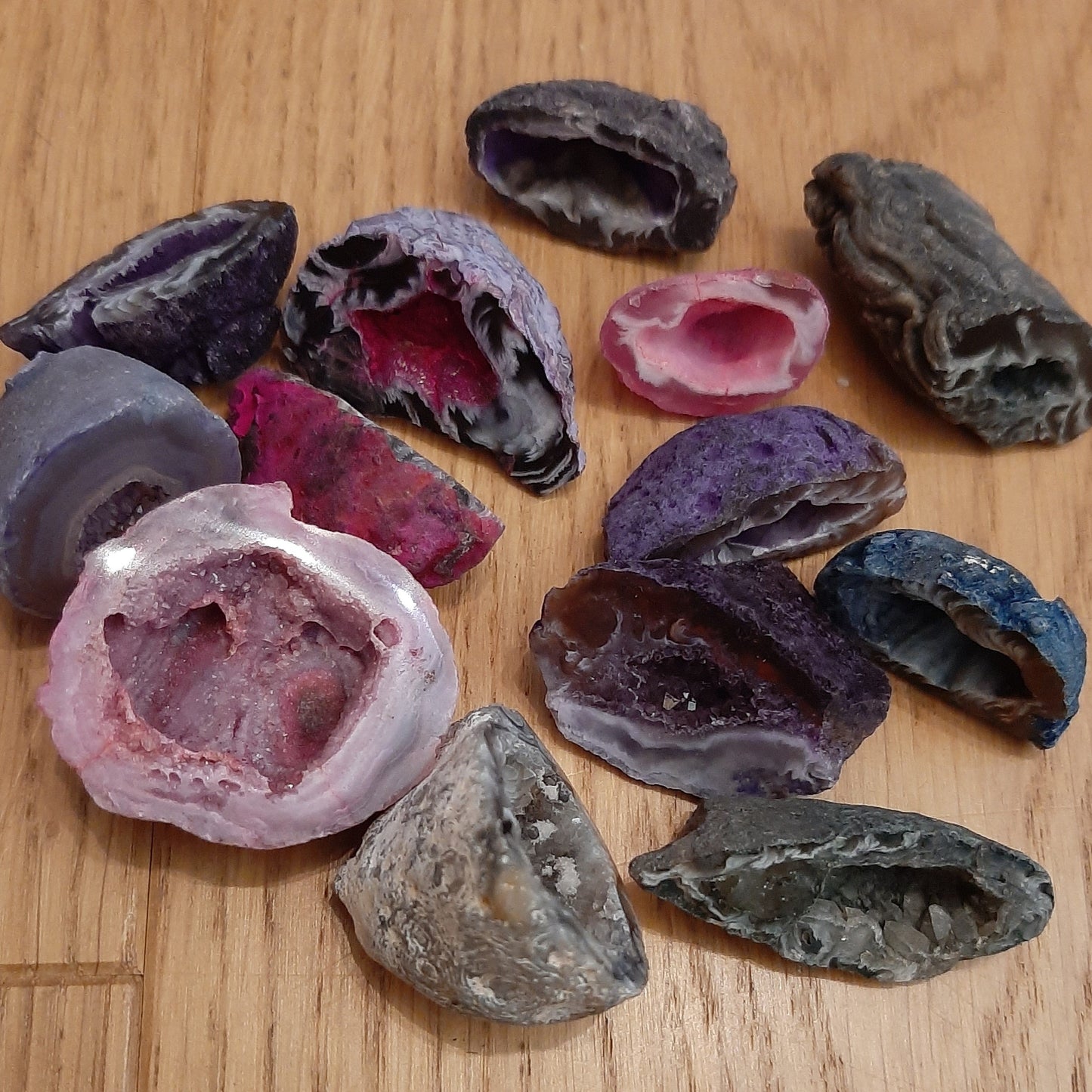 Agate Coloured Geode
