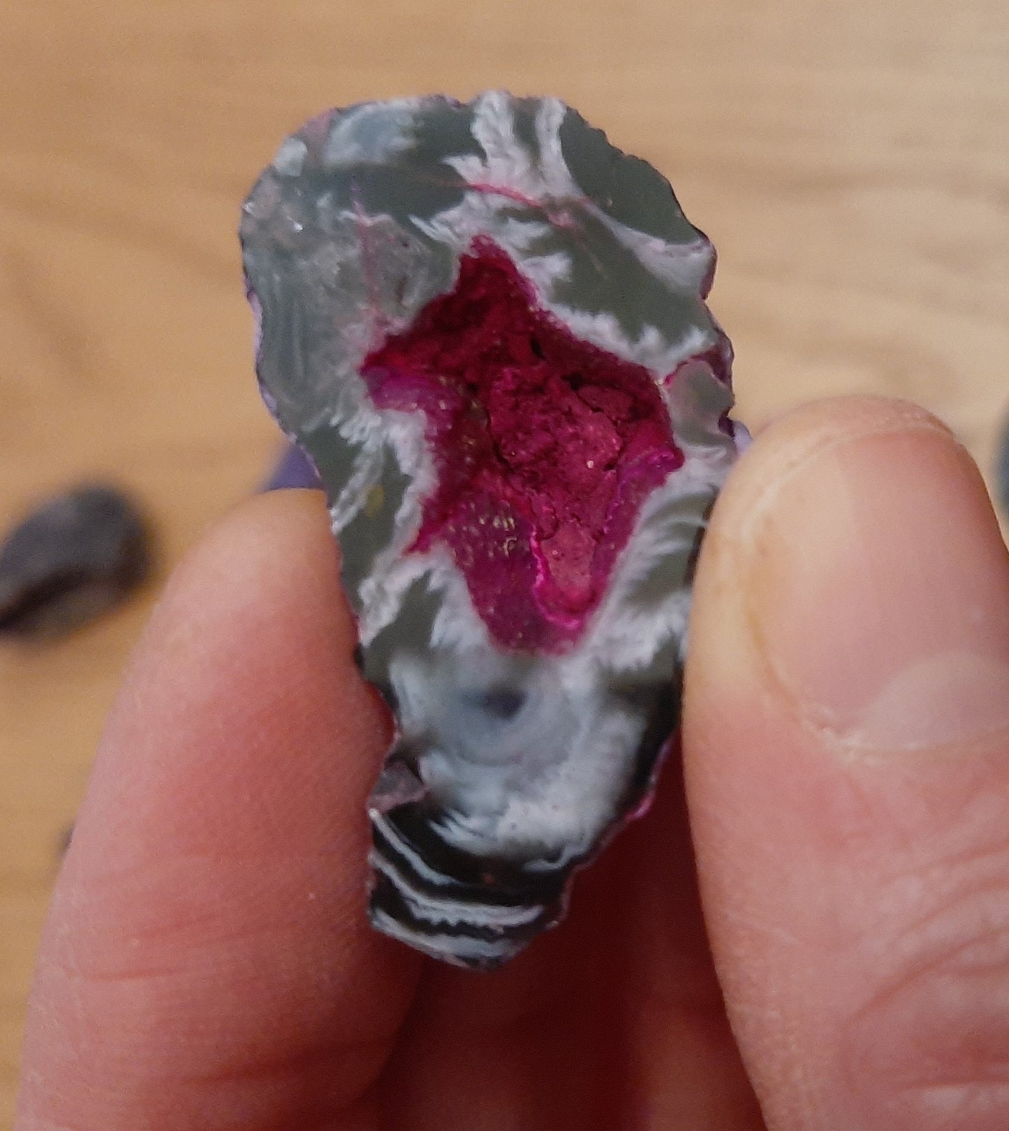 Agate Coloured Geode