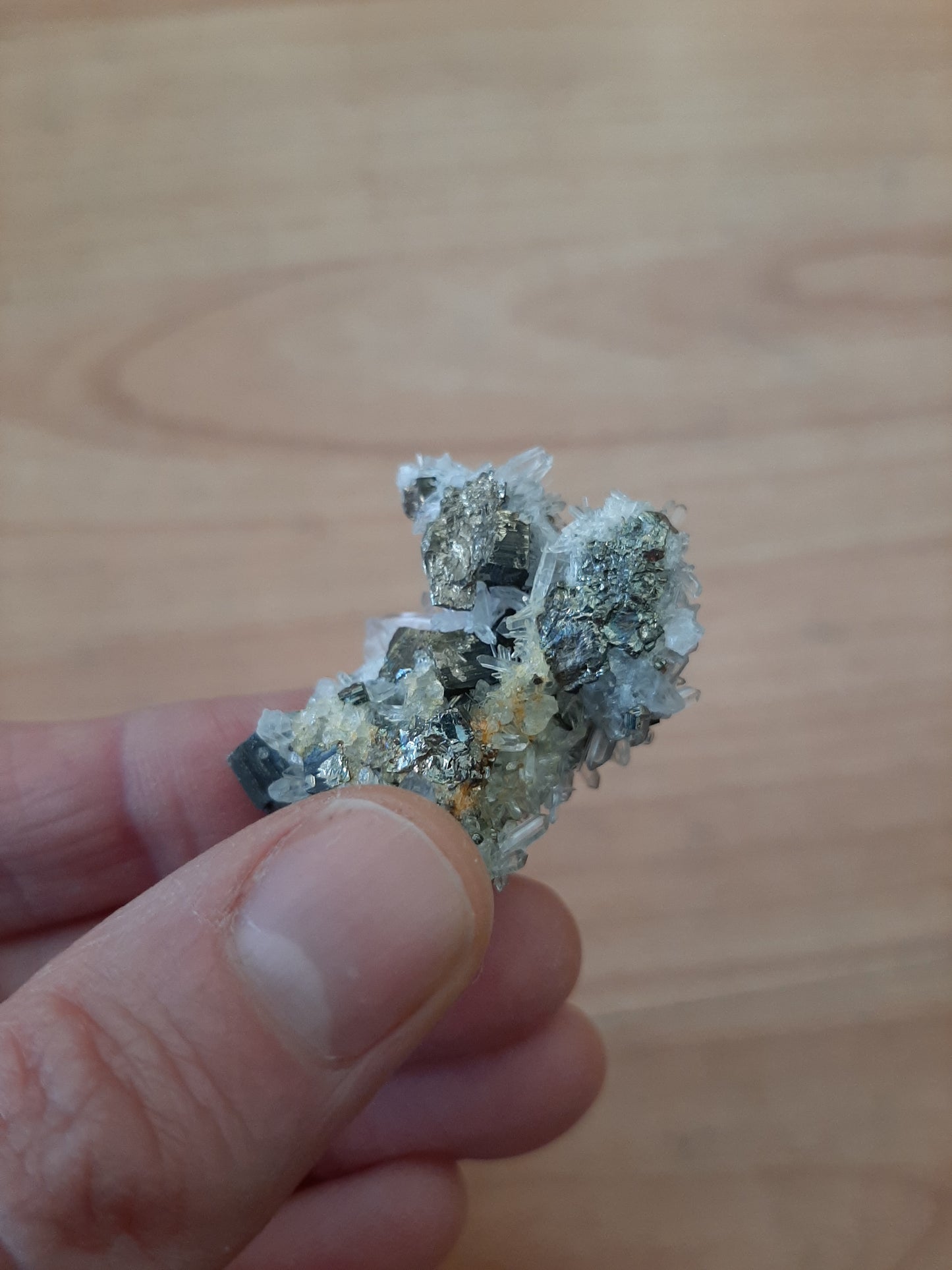Needle Quartz/Pyrite Cluster 20g