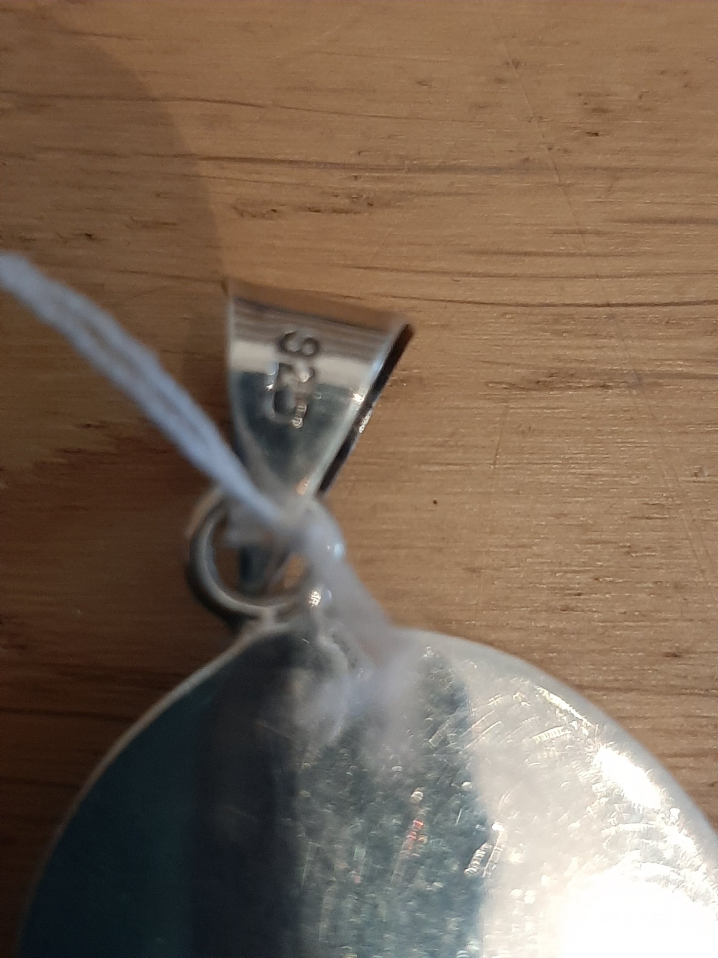Malachite Pendant in 925 Silver