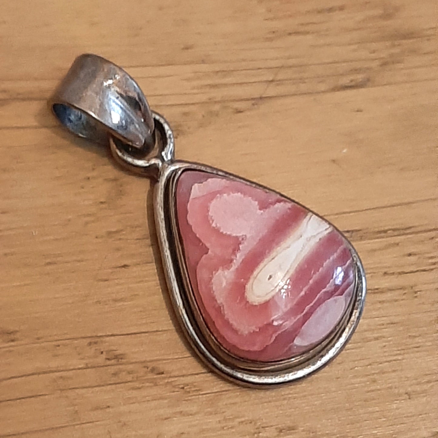 Rhodocrosite 925 Silver Pendant