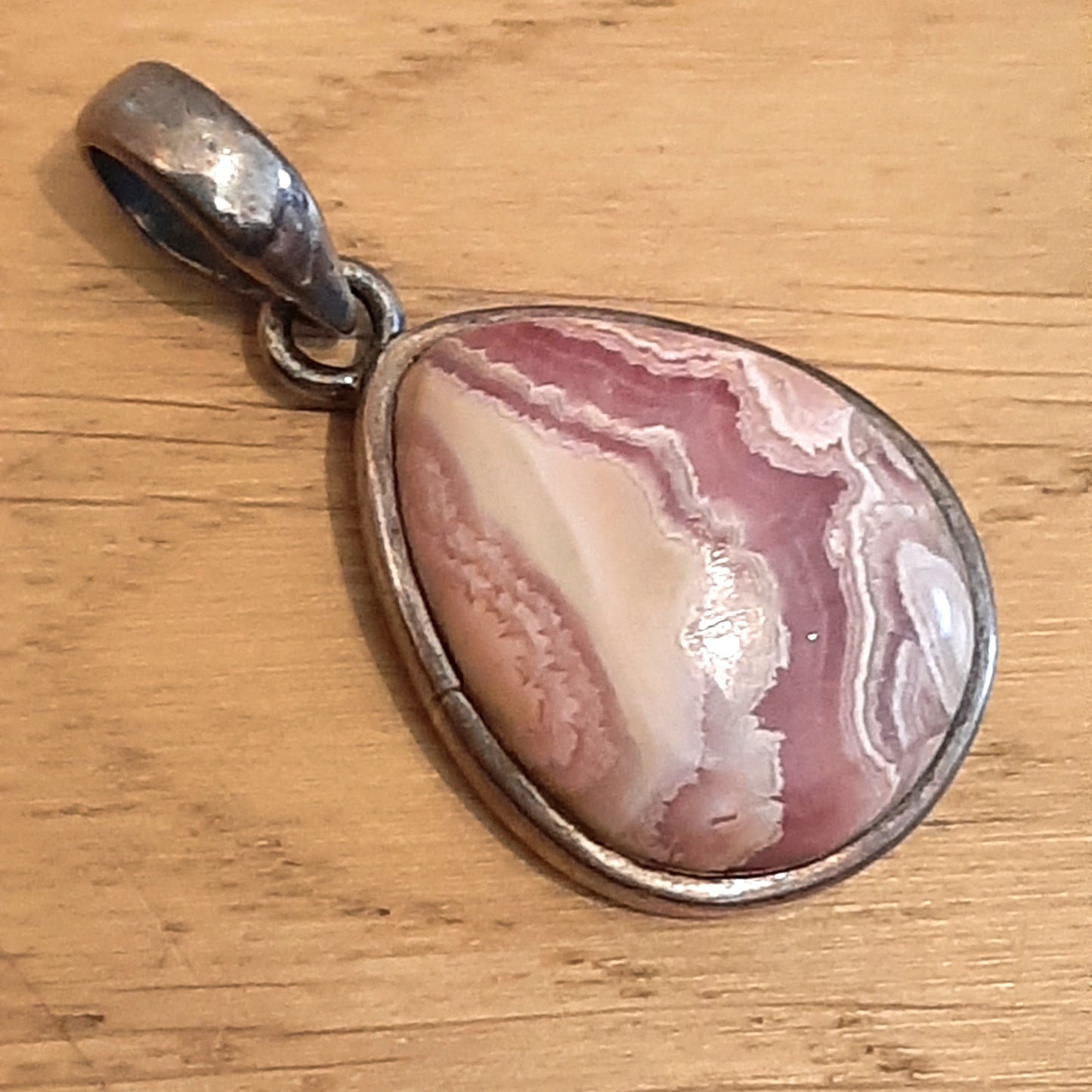 Rhodocrosite 925 Silver Pendant
