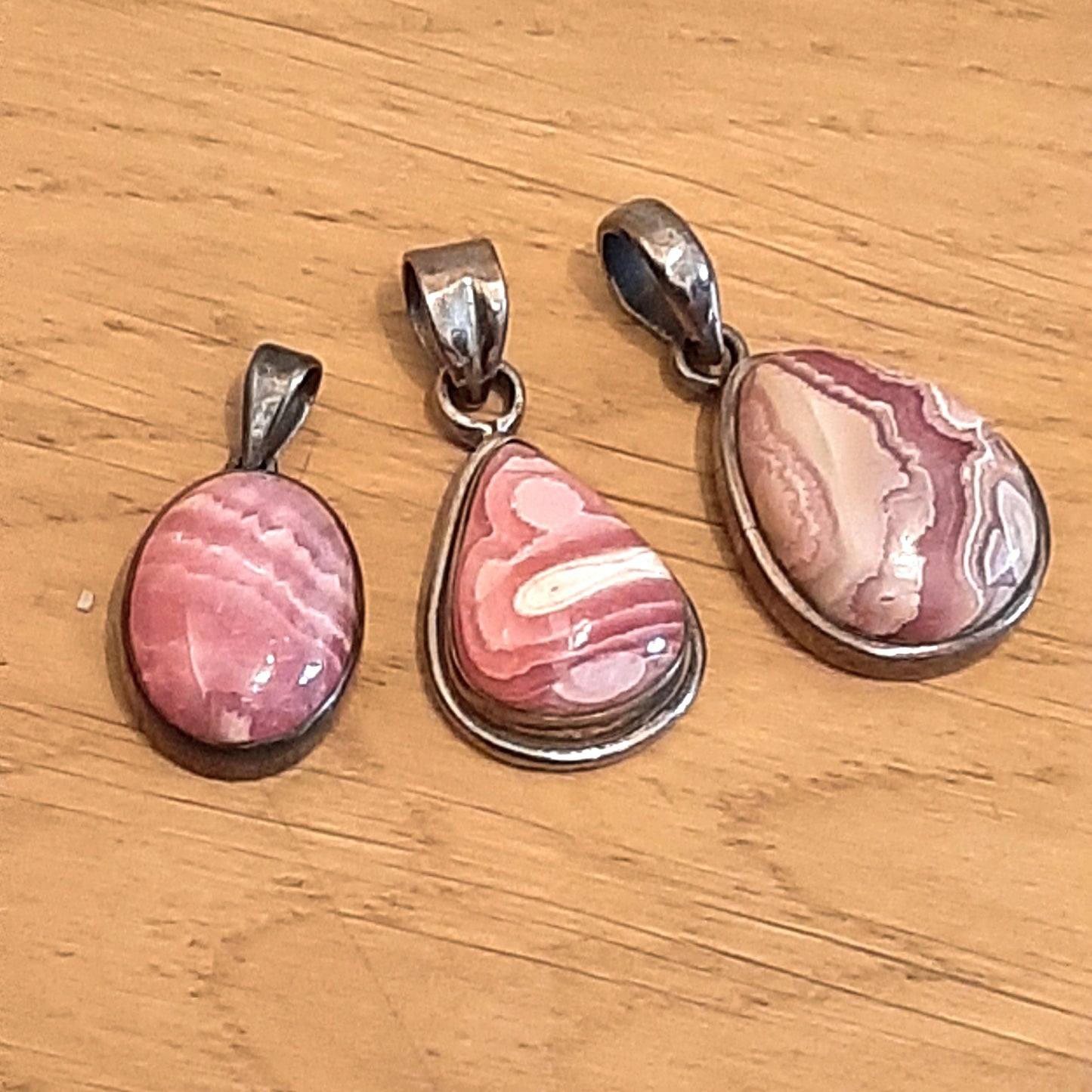 Rhodocrosite 925 Silver Pendant