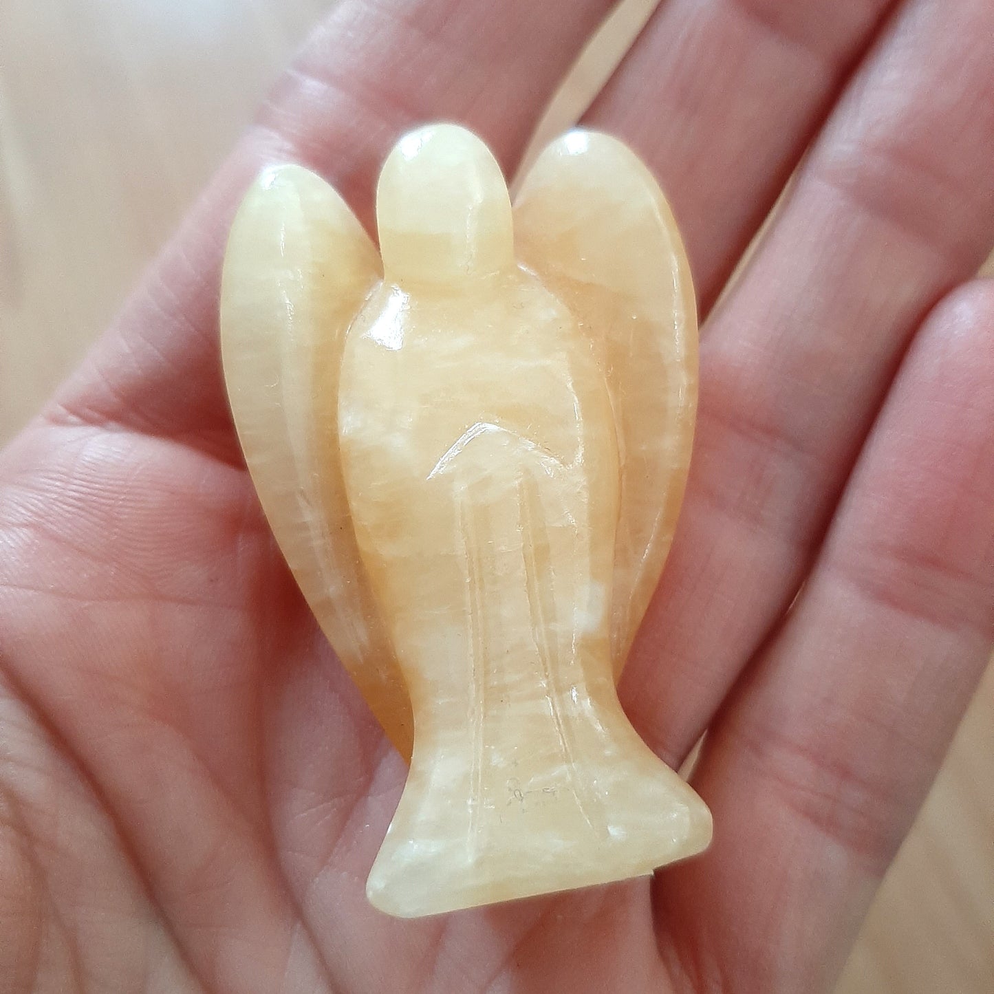 Yellow Calcite Angel 4.5cm