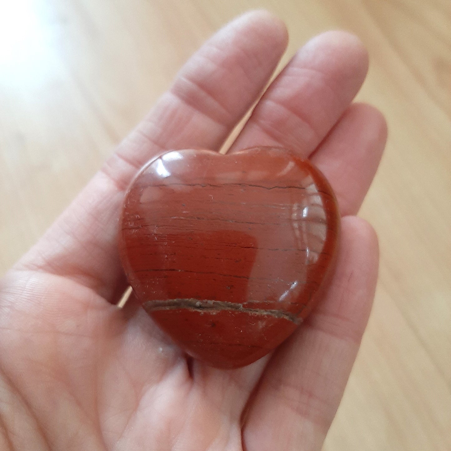 Red Jasper Heart 4cm