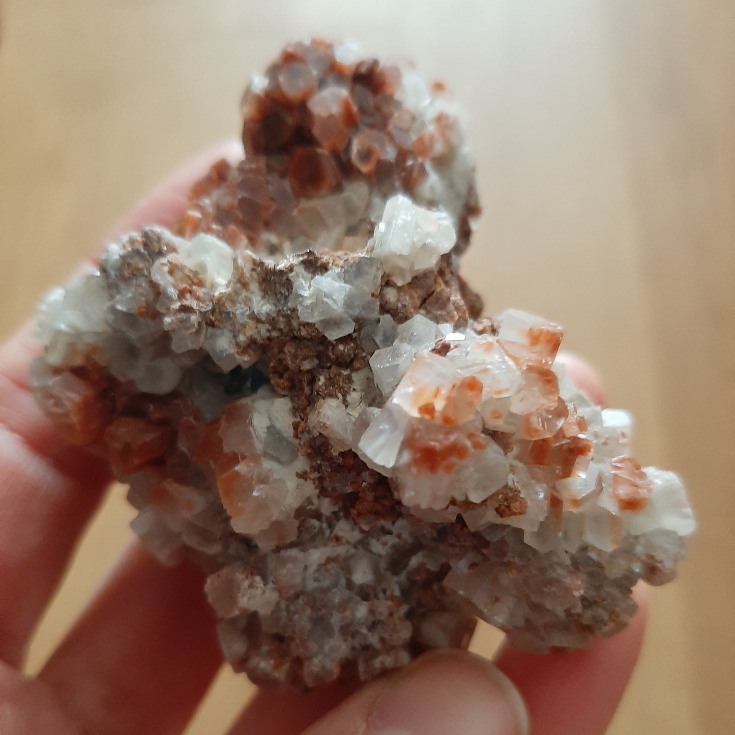Aragonite Sputnik Cluster 6.5cm