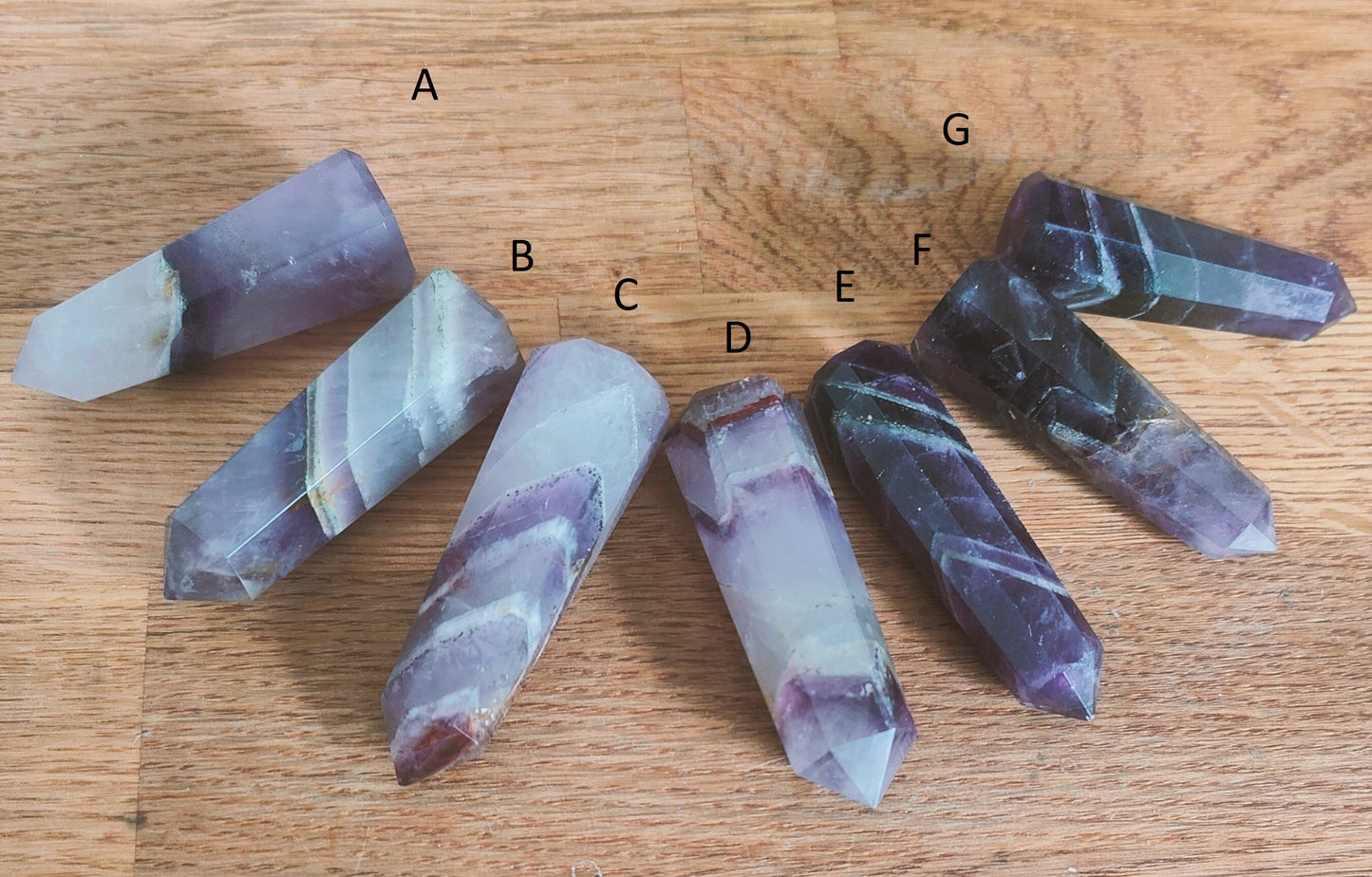 Chevron Amethyst Tower 5-6cm
