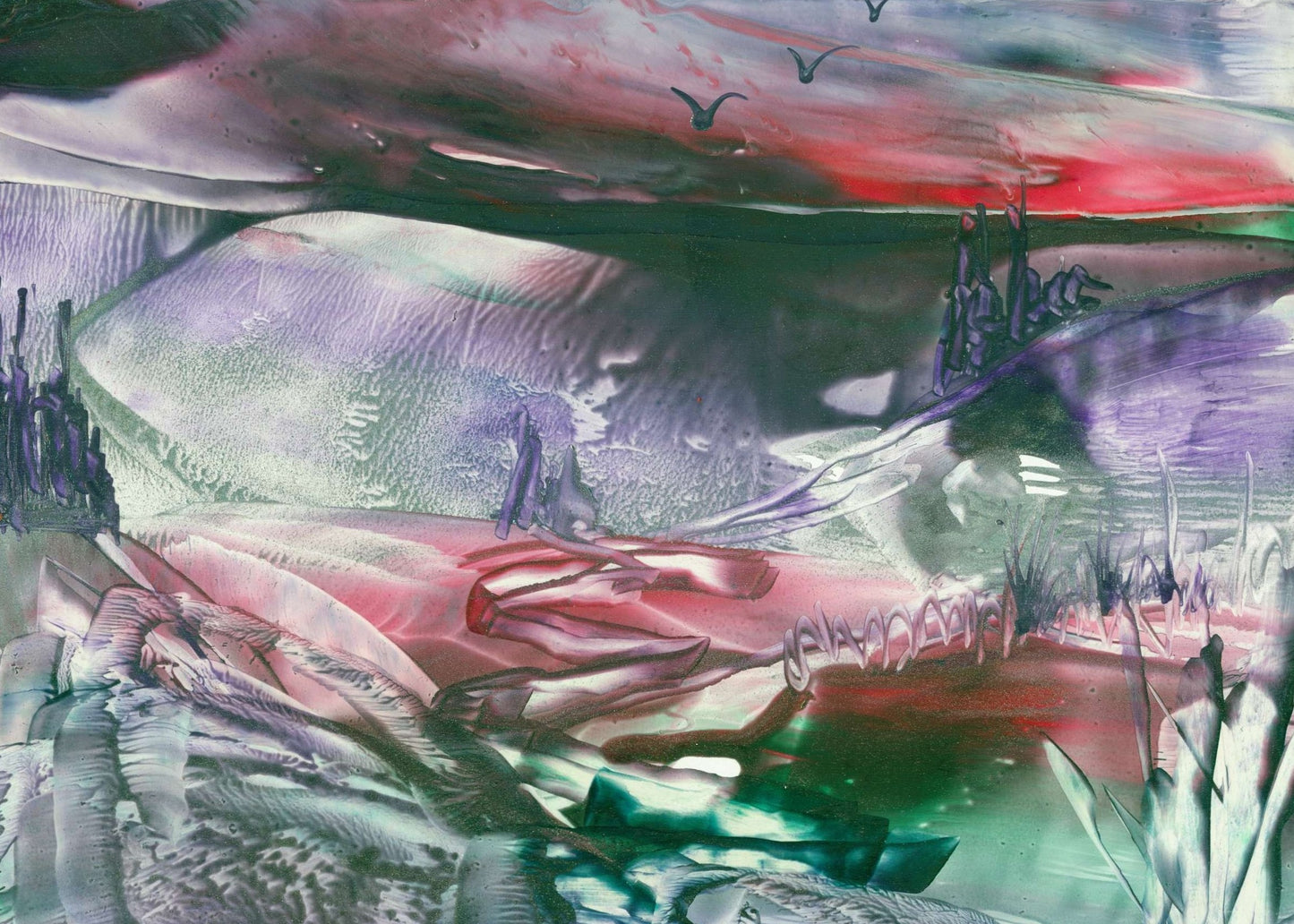 Mounted Encaustic Wax Spiritual Art Print