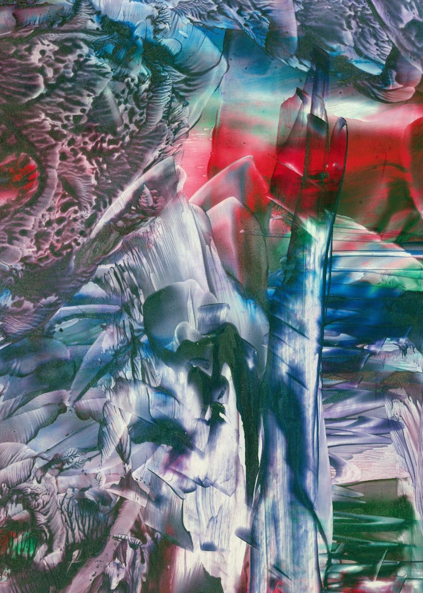 Unmounted Encaustic Wax Spiritual Art Print