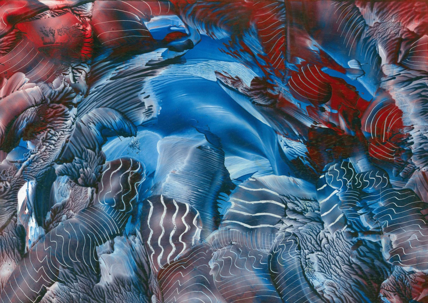 Mounted Encaustic Wax Spiritual Art Print