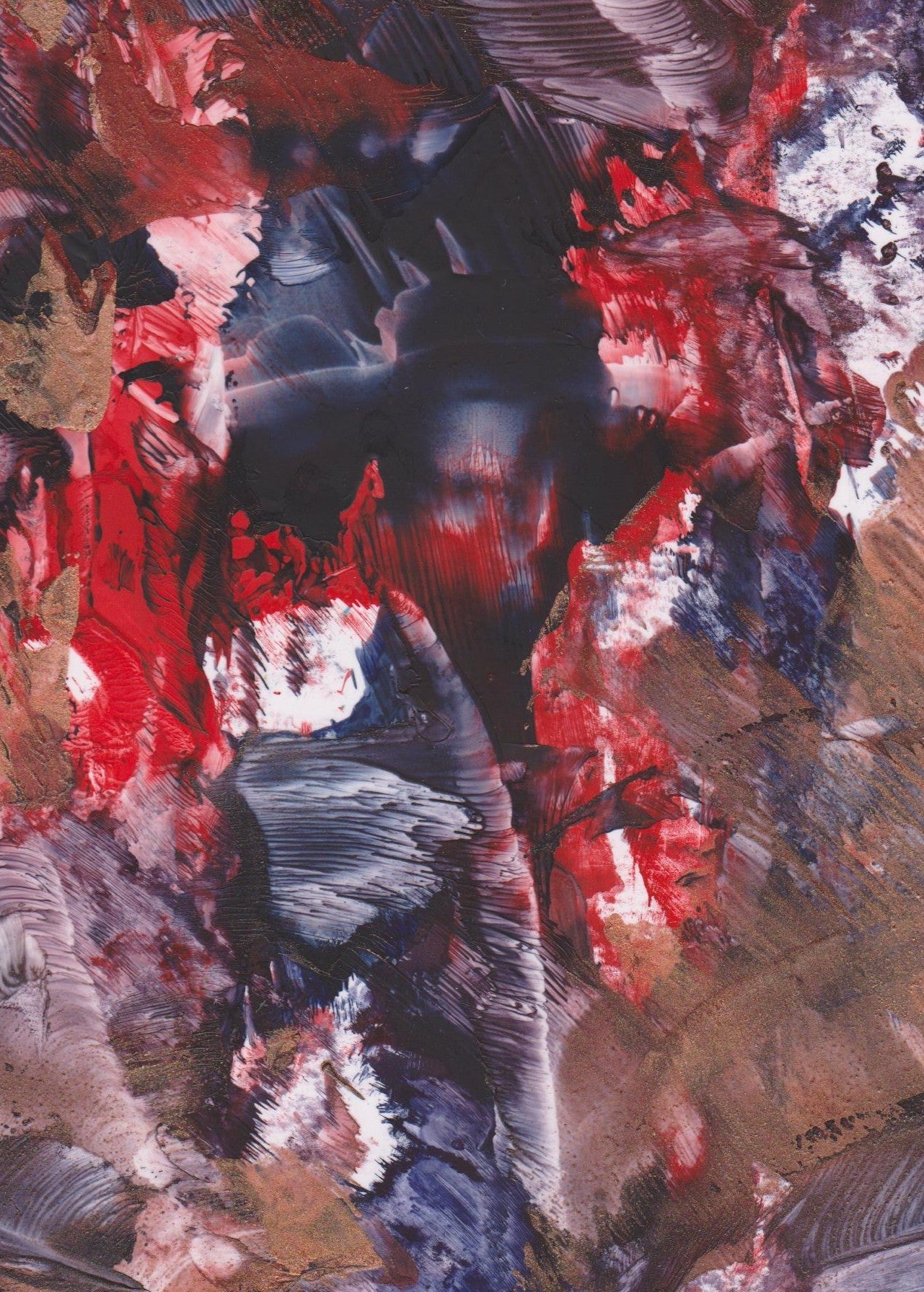 Mounted Encaustic Wax Spiritual Art Print
