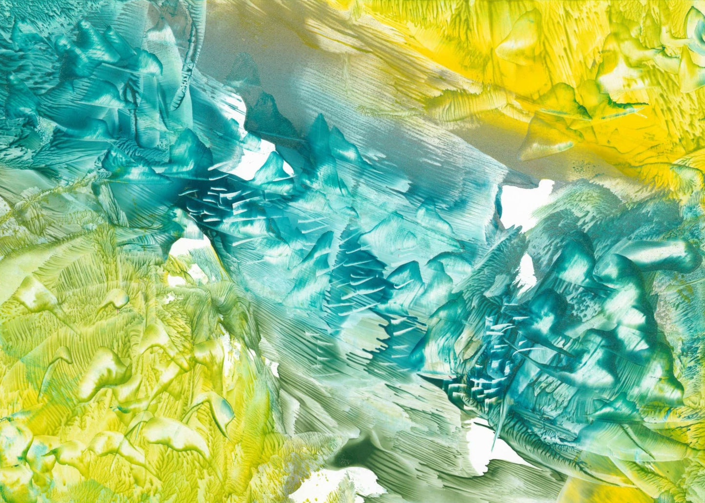 Unmounted Encaustic Wax Spiritual Art Print